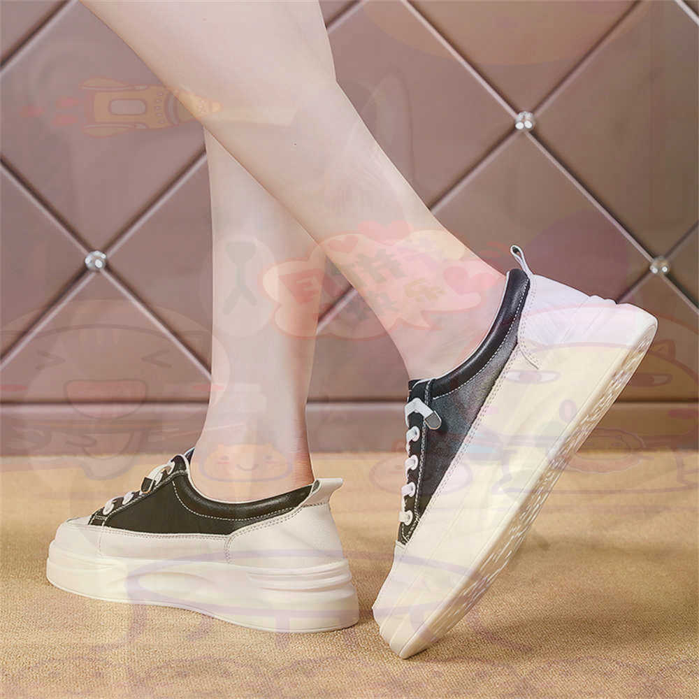 Streetwear Brand Canada - LACE-up Chunky Loafers ผู้หญิงสเก็ตบอร์ดกีฬารองเท้าตะกร้ารองเท้าผ้าใบจริงแบบพกพาข่าวตะกร้า Teni ที่มีคุณภาพสูง