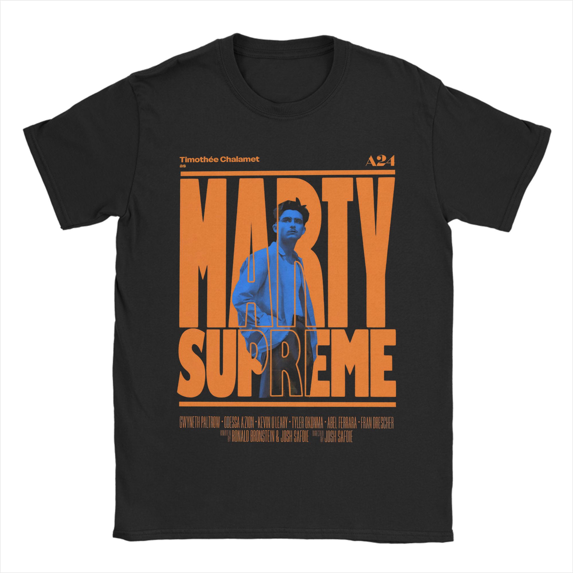 Supreme Brand Streetwear - มาร์ตี้ ซูพรีม มูฟวี่ ทีเสื้อผู้ชายผู้หญิงผ้าฝ้าย 100% เสื้อยืดวินเทจคอกลมปิงปองเสื้อยืดแขนสั้นเสื้อขนาดใหญ่