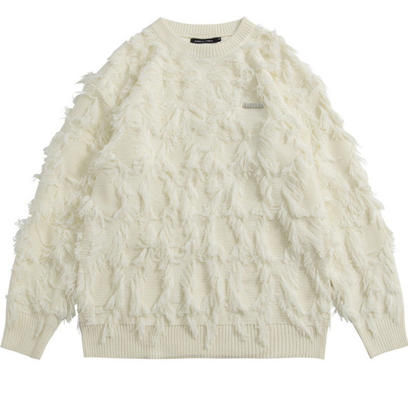 Streetwear Brand Famous - Mens Downy ถักเสื้อกันหนาว Streetwear Harajuku Vintage