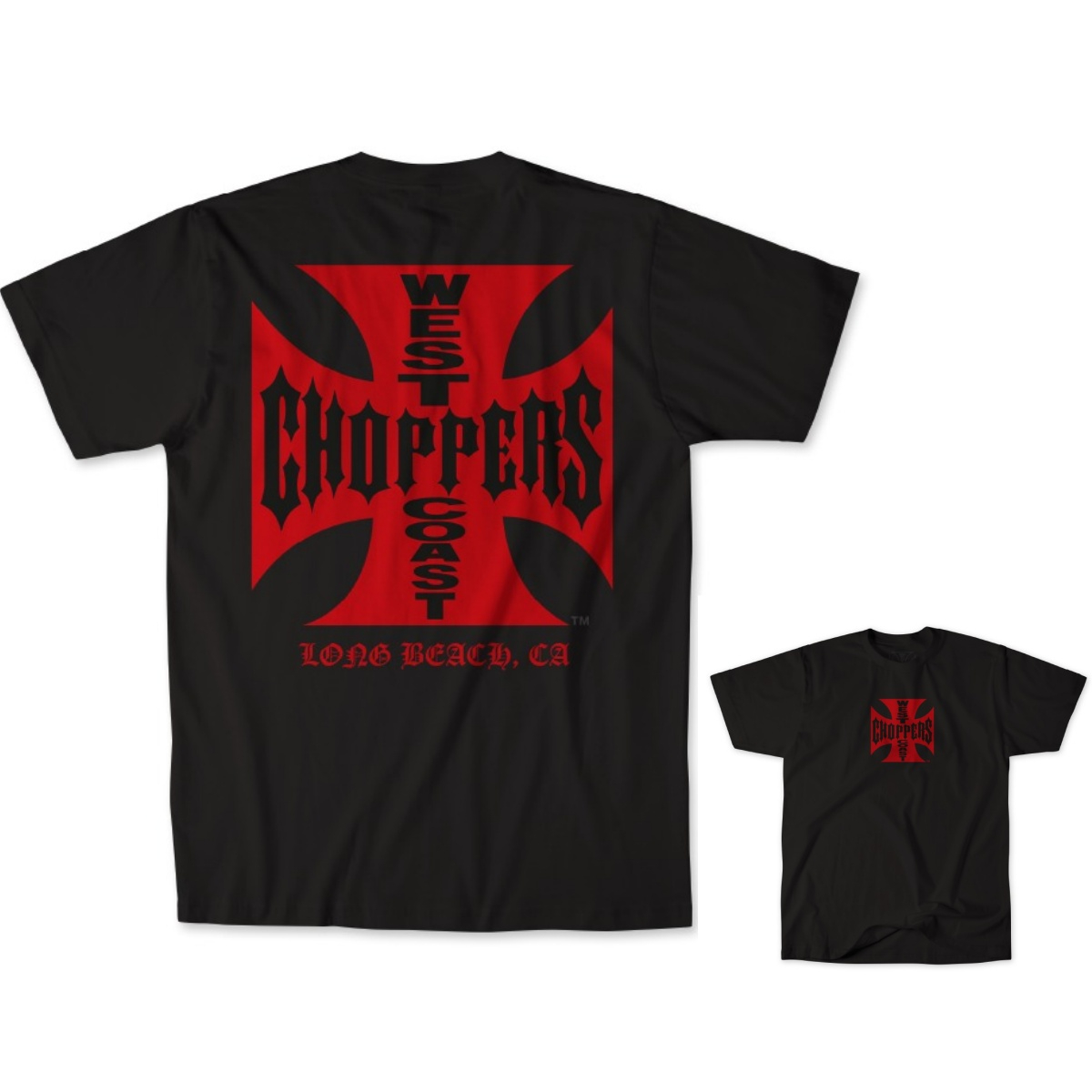 Streetwear Brand Red - เสื้อยืดลายกราฟิกแบรนด์มอเตอร์ไซค์เรโทร Black Red OG Classic WCC