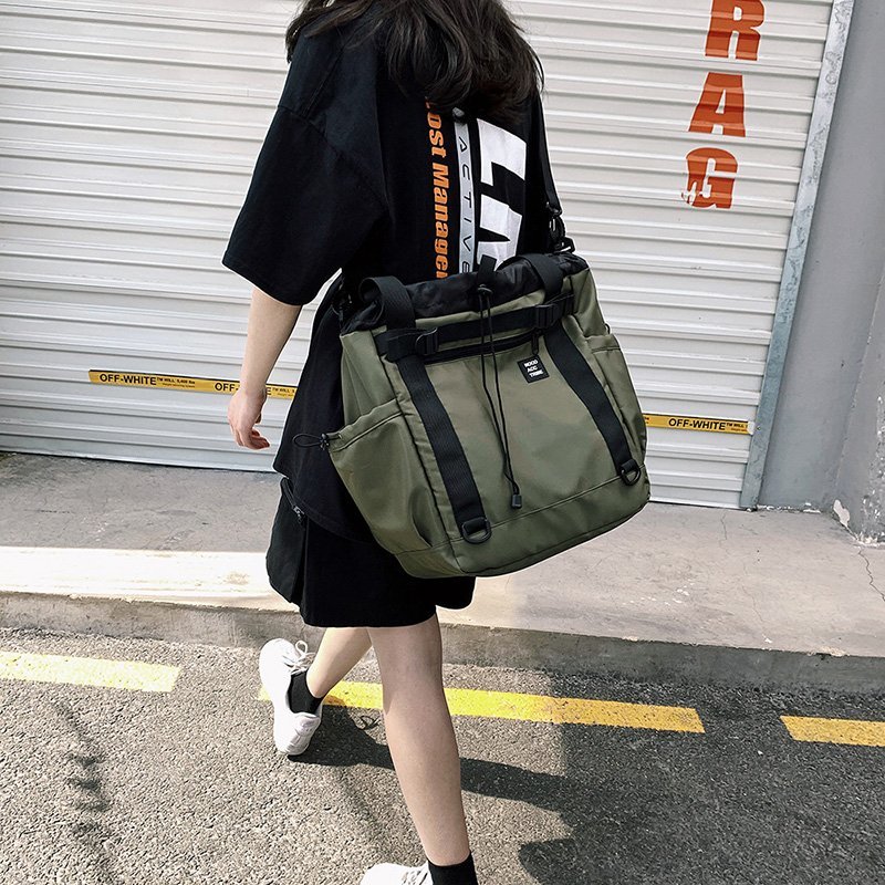 Streetwear Brand Famous - ผู้ชาย Messenger ถุงไนลอนกันน้ำไหล่ใหญ่กระเป๋าที่มีชื่อเสียงแบรนด์คุณภาพสูงชาย Hip Hop Streetwear
