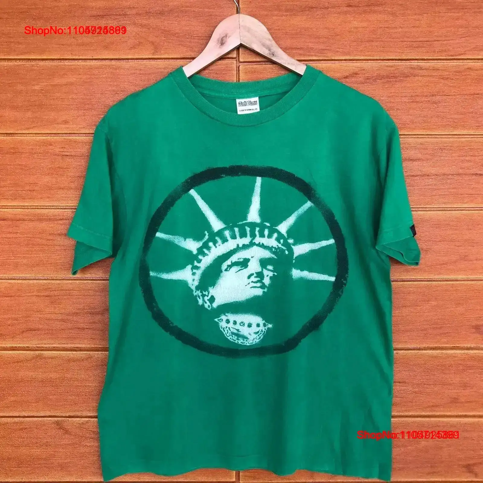 Japanese Brand Streetwear Vintage - เสื้อยืดวินเทจแบรนด์ญี่ปุ่น Anti Class Liberty รุ่น Clock