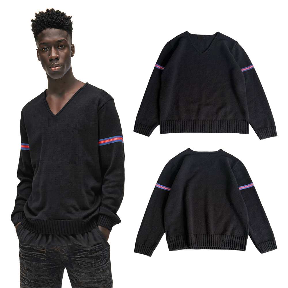 เสื้อสเวตเตอร์ถักคอวีสไตล์สตรี - Streetwear Brand China บทวิจารณ์และราคา