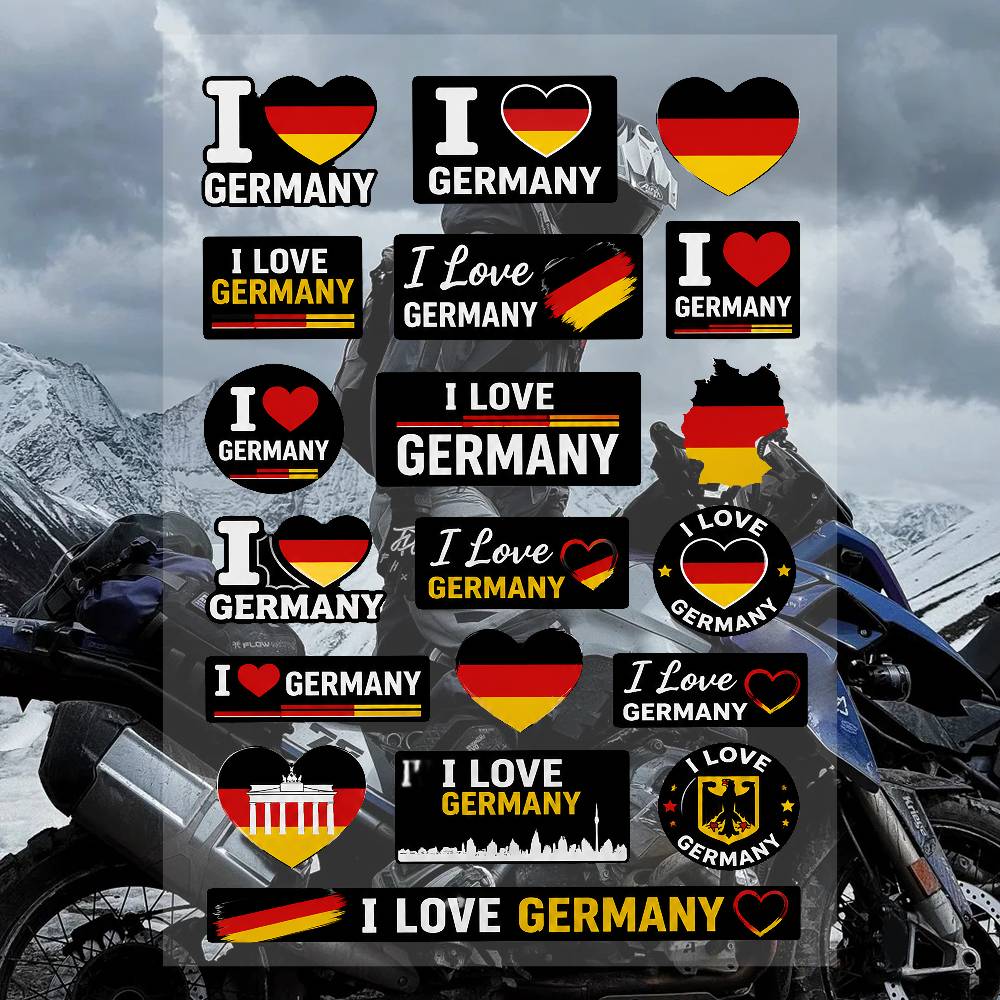 ชุดสติกเกอร์แบรนด์ A-Germany S - Streetwear Brand Germany บทวิจารณ์และราคา