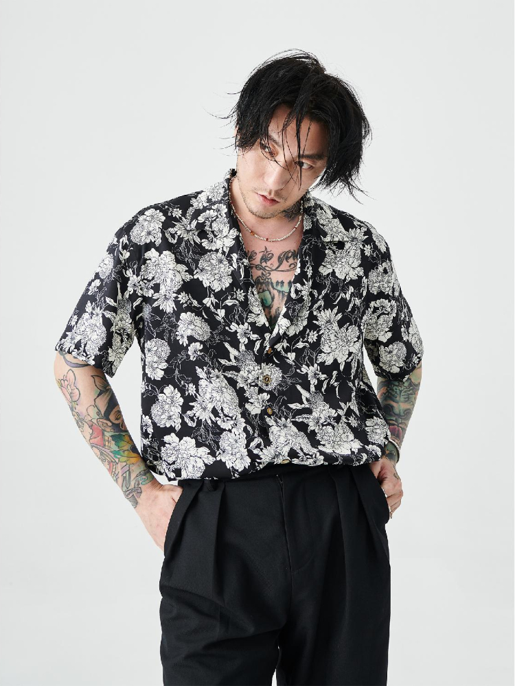 เสื้อเชิ้ตผู้ชายสไตล์วินเทจญี่ - Japanese Brand Streetwear Vintage บทวิจารณ์และราคา