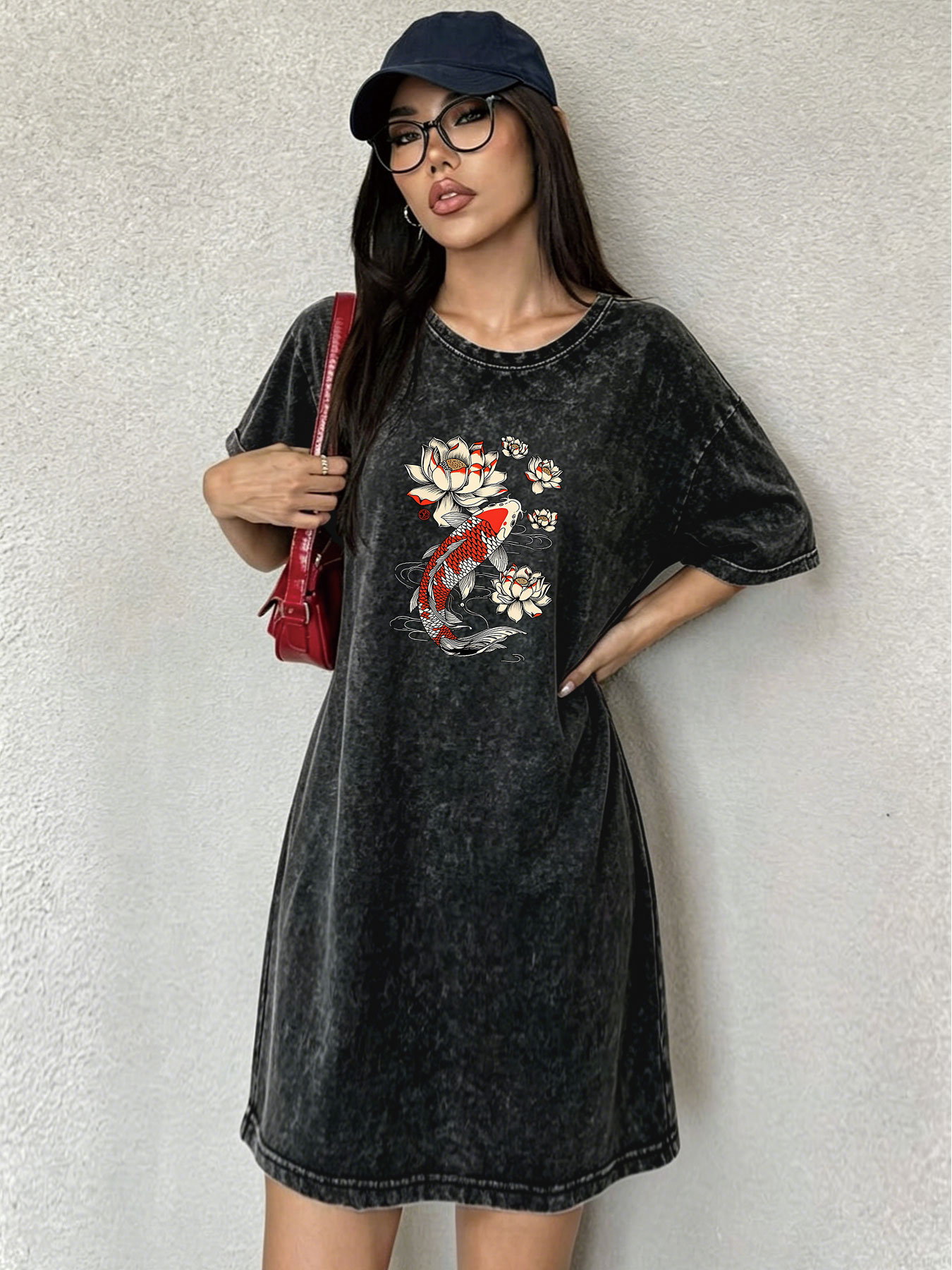 ชุดเดรสเสื้อยืดสไตล์วินเทจสำหร - Japanese Brand Streetwear Vintage บทวิจารณ์และราคา